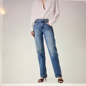 GAP Women's 90’s Loose Distressed Blue Jeans Sz 4/27R NWOT